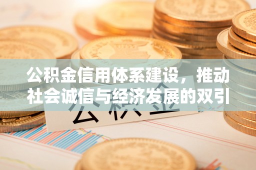 瀍河公积金信用体系建设，推动社会诚信与经济发展的双引擎