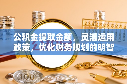 瀍河公积金提取金额，灵活运用政策，优化财务规划的明智选择