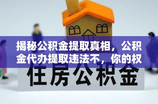 瀍河揭秘公积金提取真相，公积金代办提取违法不，你的权益如何保障？