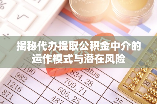 瀍河揭秘代办提取公积金中介的运作模式与潜在风险